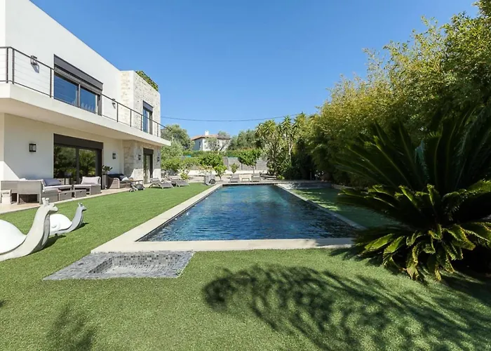 En Domaine Prive Avec Piscine Chauffee - En Domaine Prive Avec Piscine Chauffee Mae-2023 * Antibes